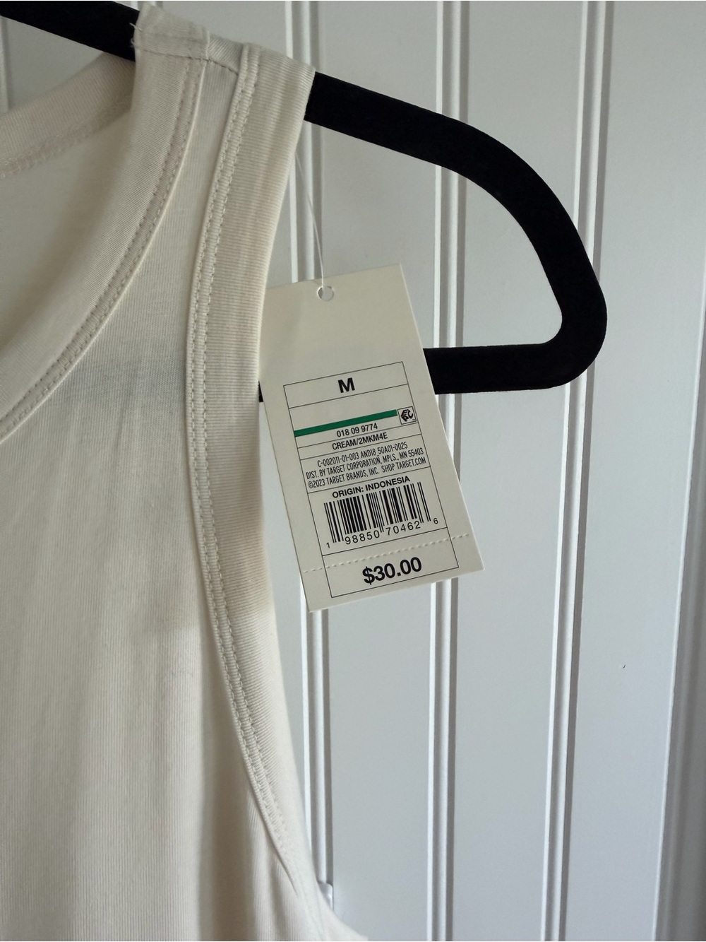 A New Day Cream Midi Tank Dress Size M NWT - Picture 3 of 4